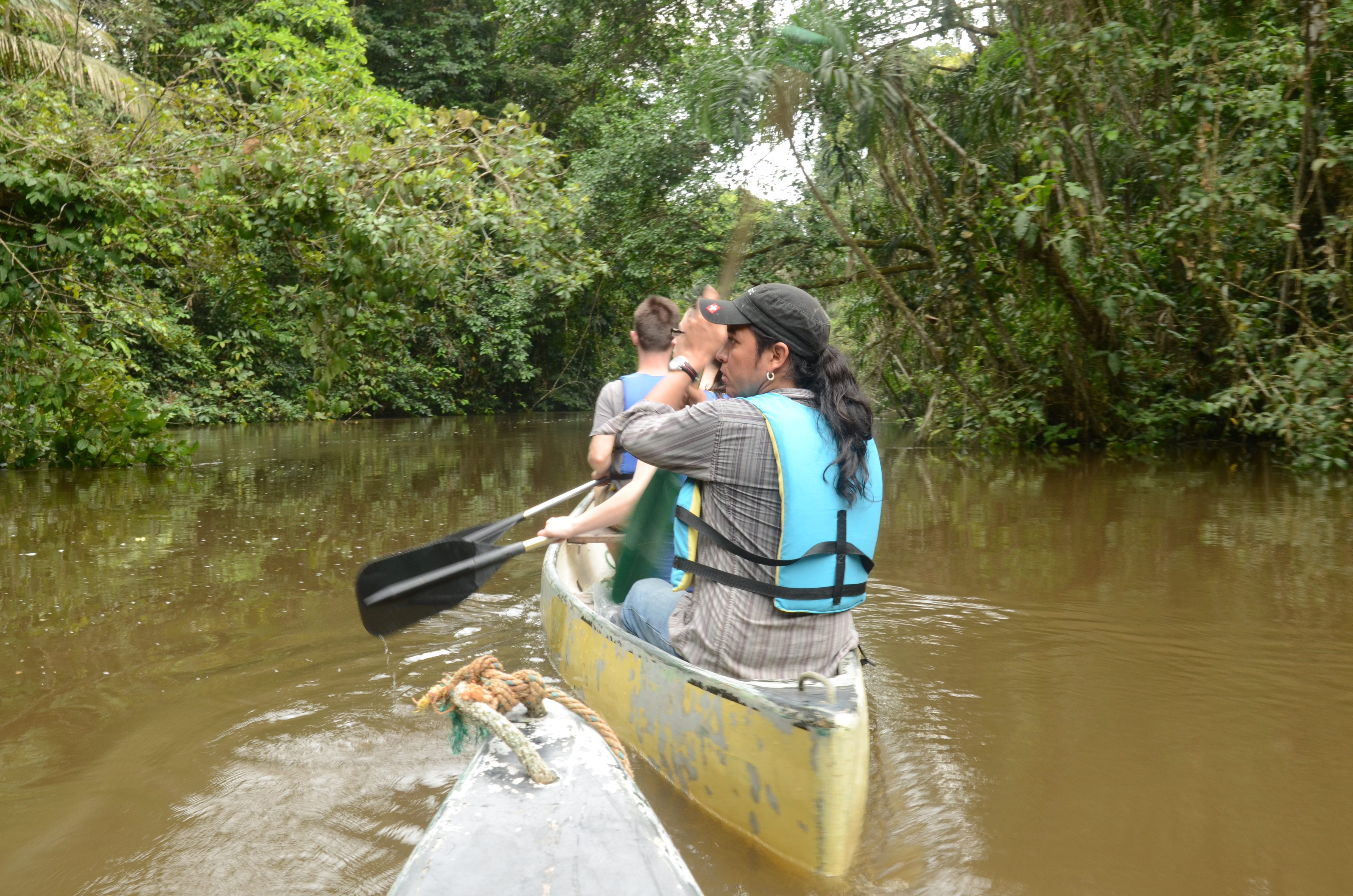Canoeing in Cuyabeno 